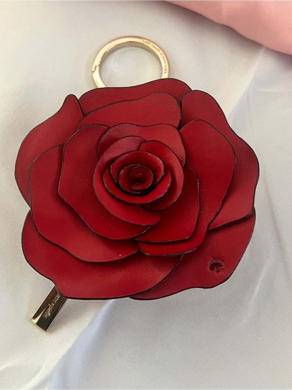 Kate Spade x Disney Beauty & Beast 3D Rose Bag Charm Coin Purse
